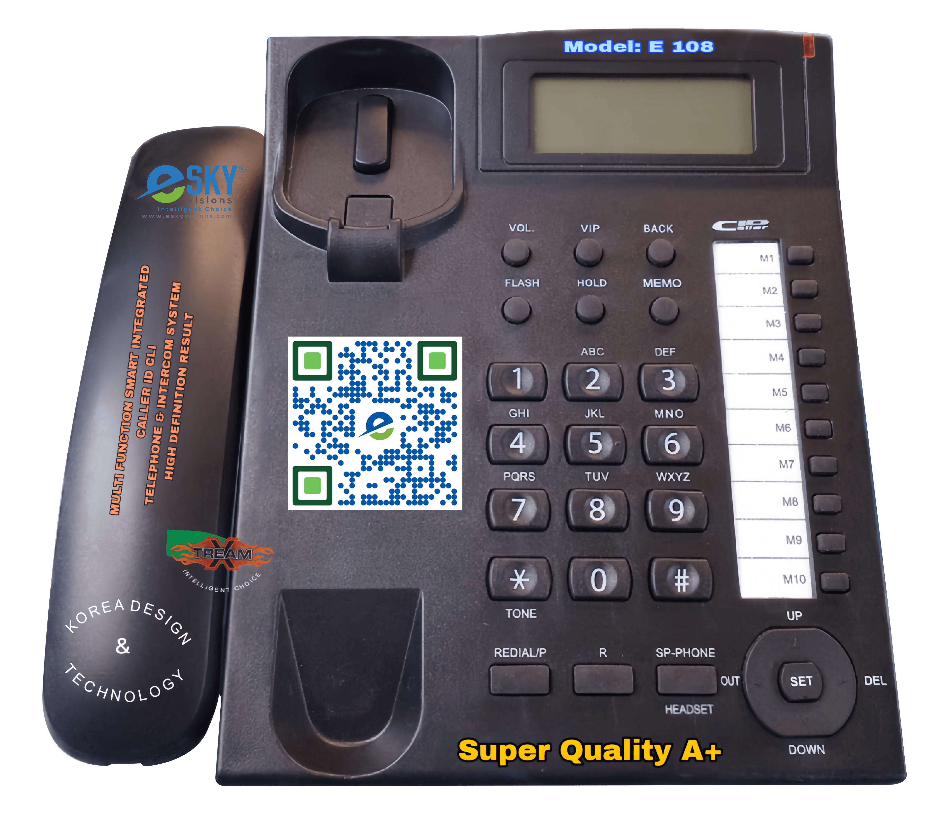 Telephone Curve Stand Set - Black